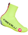 CASTELLI Cyklistické návleky na tretry - DILUVIO C - žltá