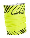 CASTELLI Cyklistický nákrčník - ARRIVO 3 THERMO - čierna/žltá