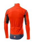 CASTELLI Cyklistická zateplená bunda - PERFETTO ROS CONVERT - oranžová
