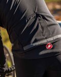 CASTELLI Cyklistická zateplená bunda - PERFETTO ROS CONVERT - čierna