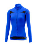 CASTELLI Cyklistický dres s dlhým rukávom zimný - SINERGIA LADY WINTER - modrá
