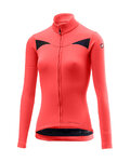 CASTELLI Cyklistický dres s dlhým rukávom zimný - SINERGIA LADY WINTER - ružová