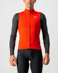 CASTELLI Cyklistická vesta - PRO THERMAL MID - červená