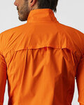 CASTELLI Cyklistická vodeodolná pláštenka - EMERGENCY RAIN 2 - oranžová