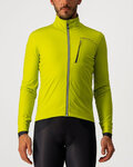 CASTELLI Cyklistická zateplená bunda - GO WINTER - žltá