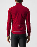 CASTELLI Cyklistická zateplená bunda - GO WINTER - červená