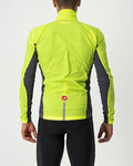 CASTELLI Cyklistická vetruodolná bunda - SQUADRA STRECH - žltá