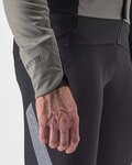 CASTELLI Cyklistická zateplená bunda - ALPHA RoS 2 - šedá/čierna