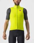 CASTELLI Cyklistická vesta - PRO THERMAL MID - žltá