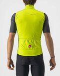 CASTELLI Cyklistická vesta - PRO THERMAL MID - žltá