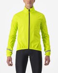 CASTELLI Cyklistická vodeodolná pláštenka - EMERGENCY RAIN 2 - žltá