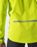 CASTELLI Cyklistická vodeodolná pláštenka - EMERGENCY RAIN 2 - žltá