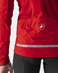 CASTELLI Cyklistická zateplená bunda - GO WINTER - červená