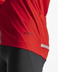 CASTELLI Cyklistická zateplená bunda - GO WINTER - červená