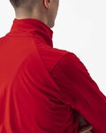 CASTELLI Cyklistická zateplená bunda - GO WINTER - červená