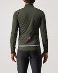 CASTELLI Cyklistická zateplená bunda - GO WINTER - zelená