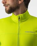 CASTELLI Cyklistický dres s dlhým rukávom zimný - FONDO 2 WINTER - žltá