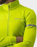 CASTELLI Cyklistický dres s dlhým rukávom zimný - FONDO 2 WINTER - žltá