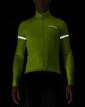 CASTELLI Cyklistický dres s dlhým rukávom zimný - FONDO 2 WINTER - žltá