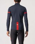 CASTELLI Cyklistický dres s dlhým rukávom zimný - FONDO 2 WINTER - modrá