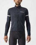 CASTELLI Cyklistický dres s dlhým rukávom zimný - FONDO 2 WINTER - antracitová