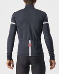 CASTELLI Cyklistický dres s dlhým rukávom zimný - FONDO 2 WINTER - antracitová