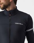 CASTELLI Cyklistický dres s dlhým rukávom zimný - FONDO 2 WINTER - antracitová