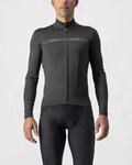 CASTELLI Cyklistický dres s dlhým rukávom zimný - PRO THERMAL - antracitová