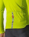 CASTELLI Cyklistický dres s dlhým rukávom zimný - PRO THERMAL - žltá
