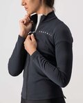 CASTELLI Cyklistický dres s dlhým rukávom zimný - SINERGIA 2 LADY WNT - antracitová