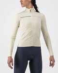 CASTELLI Cyklistický dres s dlhým rukávom zimný - SINERGIA 2 LADY WNT - ivory