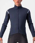 CASTELLI Cyklistická zateplená bunda - PERFETTO ROS 2 CONV. - modrá
