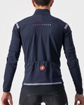 CASTELLI Cyklistická zateplená bunda - PERFETTO ROS 2 CONV. - modrá