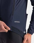 CASTELLI Cyklistická zateplená bunda - PERFETTO ROS 2 CONV. - modrá
