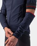 CASTELLI Cyklistická zateplená bunda - PERFETTO ROS 2 CONV. - modrá