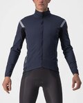 CASTELLI Cyklistická zateplená bunda - PERFETTO ROS 2 - modrá