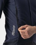 CASTELLI Cyklistická zateplená bunda - PERFETTO ROS 2 - modrá