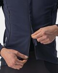 CASTELLI Cyklistická zateplená bunda - PERFETTO ROS 2 - modrá