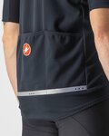 CASTELLI Cyklistický dres s krátkym rukávom - GABBA ROS 2 - antracitová