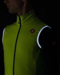 CASTELLI Cyklistická vesta - PERFETTO ROS 2 - žltá