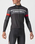 CASTELLI Cyklistický dres s dlhým rukávom zimný - PASSISTA - antracitová