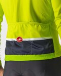 CASTELLI Cyklistický dres s dlhým rukávom zimný - PASSISTA - žltá