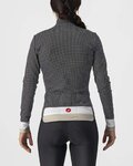 CASTELLI Cyklistický dres s dlhým rukávom zimný - VOLARE LADY WINTER - biela/čierna