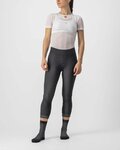 CASTELLI Cyklistické nohavice 3/4 bez trakov - VELOCISSIMA THERM W - čierna