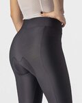 CASTELLI Cyklistické nohavice 3/4 bez trakov - VELOCISSIMA THERM W - čierna