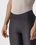 CASTELLI Cyklistické nohavice 3/4 bez trakov - VELOCISSIMA THERM W - čierna