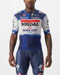 CASTELLI Cyklistický dres s krátkym rukávom - SOUDAL QUICK-STEP '23 CLIMBER'S 3.1 - modrá/biela