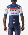 CASTELLI Cyklistický dres s krátkym rukávom - SOUDAL QUICK-STEP '23 CLIMBER'S 3.1 - modrá/biela