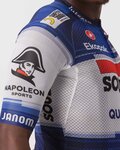 CASTELLI Cyklistický dres s krátkym rukávom - SOUDAL QUICK-STEP '23 CLIMBER'S 3.1 - modrá/biela