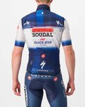 CASTELLI Cyklistická vesta - SOUDAL QUICK-STEP 23 - biela/modrá